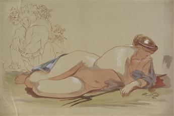 BRYAN EDWARD DUPPA (Irish, active in London, 1804-1866) Two drawings.